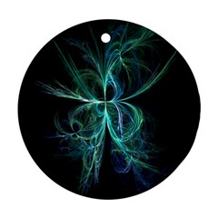 Psychic Energy Fractal Round Ornament (Two Sides) from UrbanLoad.com Back