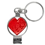 heart003_red Nail Clippers Key Chain