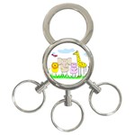 Jungle Cubs 3-Ring Key Chain