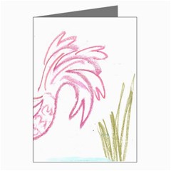 Pink Flamingo Greeting Card from UrbanLoad.com Left