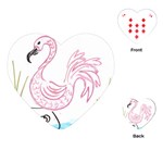 Pink Flamingo Playing Cards (Heart)
