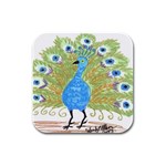 Eyes of India Rubber Square Coaster (4 pack)