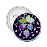 Strawberries on Lilac 2.25  Button