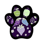 Strawberries on Lilac Magnet (Paw Print)