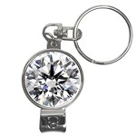 The Round Brilliant Nail Clippers Key Chain