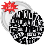 Punk Lives 3  Buttons (10 pack) 