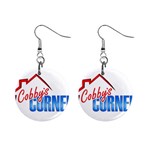 CobbysCorner Logo 10x10 1  Button Earrings
