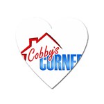 CobbysCorner Logo 10x10 Magnet (Heart)