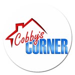 CobbysCorner Logo 10x10 Magnet 5  (Round)