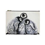 3 Penguin Chicks Cosmetic Bag (Large)