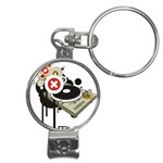 music Nail Clippers Key Chain
