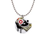music 1  Button Necklace