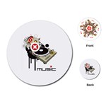 music Playing Cards (Round)