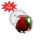 Strawberry Ice cube 1.75  Button (10 pack) 