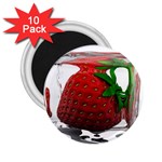 Strawberry Ice cube 2.25  Magnet (10 pack)