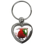 Strawberry Ice cube Key Chain (Heart)