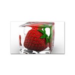 Strawberry Ice cube Sticker Rectangular (10 pack)
