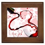 Wine Love Framed Tile