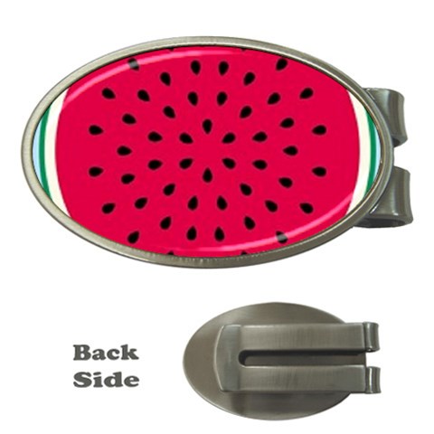 watermelon Money Clip (Oval) from UrbanLoad.com Front