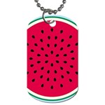 watermelon Dog Tag (One Side)