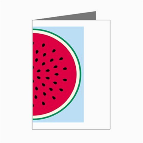watermelon Mini Greeting Card from UrbanLoad.com Left