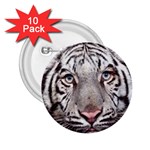 white tiger 2.25  Button (10 pack)