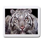 white tiger Large Mousepad