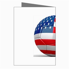 usa soccer Greeting Cards (Pkg of 8) from UrbanLoad.com Right