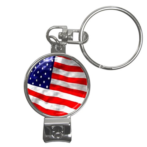 usa Nail Clippers Key Chain from UrbanLoad.com Front