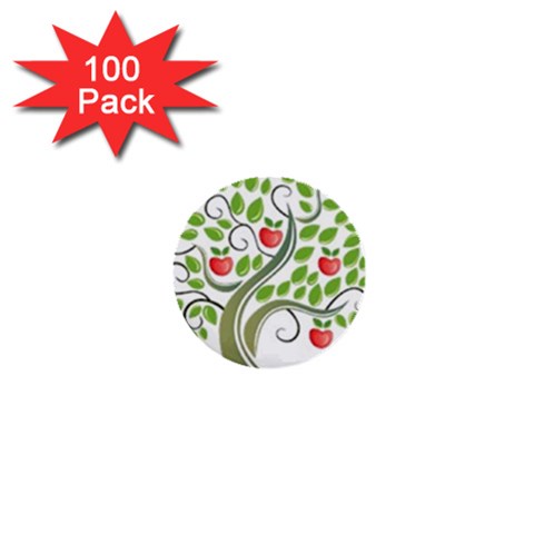 tree 1  Mini Button (100 pack)  from UrbanLoad.com Front