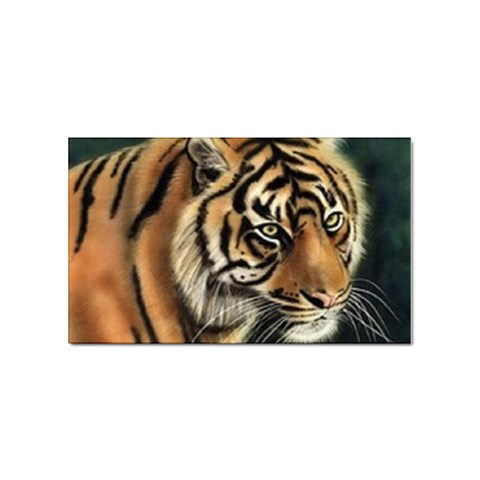 tiger Sticker Rectangular (10 pack) from UrbanLoad.com Front