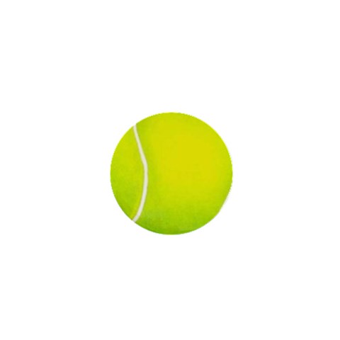tennis 1  Mini Magnet from UrbanLoad.com Front