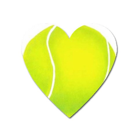 tennis Magnet (Heart) from UrbanLoad.com Front