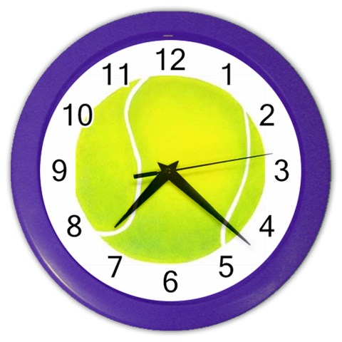 tennis Color Wall Clock from UrbanLoad.com Front