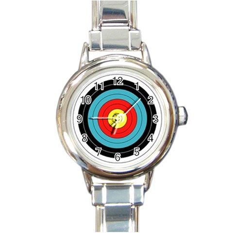 target Round Italian Charm Watch from UrbanLoad.com Front