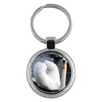 swan Key Chain (Round)