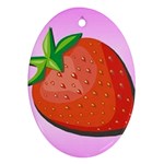 strawberry Ornament (Oval)