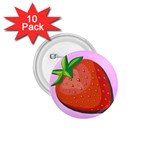 strawberry 1.75  Button (10 pack) 