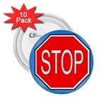 stopsign 2.25  Button (10 pack)
