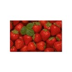 strawberries Sticker (Rectangular)