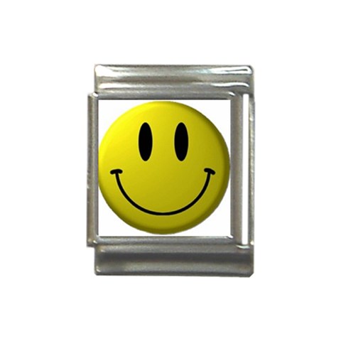 smiley face Italian Charm (13mm) from UrbanLoad.com Front