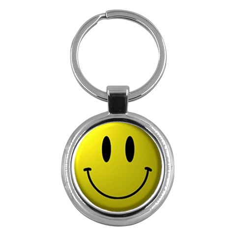 smiley face Key Chain (Round) from UrbanLoad.com Front