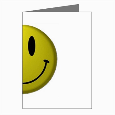 smiley face Greeting Cards (Pkg of 8) from UrbanLoad.com Left