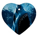 shark Ornament (Heart)