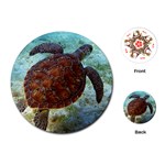 sea_turtle Playing Cards (Round)