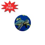 sea turtle 1  Mini Button (10 pack) 