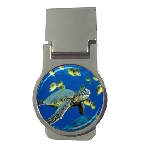 sea turtle Money Clip (Round) from UrbanLoad.com Front