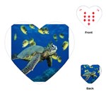 sea turtle Playing Cards (Heart)