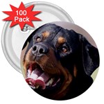 rottweiler 3  Button (100 pack)