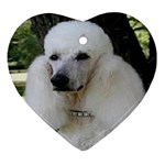 poodle 2 Ornament (Heart)